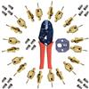 Kynophragma Kit Crimpatura SMA RG58 con 20 Connettori SMA (10 Maschio & 10 Femmina) - Pinza Crimpatrice Coassiale a Cricchetto e Matrice Intercambiabile per Antenna WiFi, TV, GPS, Router, Radioamatore