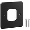 Generico Adattatore da Scatola 503 a 502 per Termostati Smart - Placca di Conversione con Viti Incluse - Colore Nero