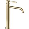 Rea - Rubinetto Da Lavabo Oro Spazzolato Foster, Alto, 15X5X28,7Cm