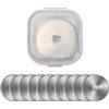 Wisebom Lame di Ricambio per Taglierine Rotante, 10Pcs Cutter per Cucito da 28/45mm in Acciaio Inox, Lame Rotativa Quilting Lame Rotonde Affilate per Tessuto Pelle Carta (28mm)