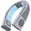 TORRAS Coolify, ventole da collo 2S che soffiano aria fredda, durata della batteria prolungata 30 ore, controllo app, condizionatore d'aria da collo, ventilatore da collo con cuscinetto di ghiaccio