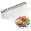PaxCulina Distributore magnetico di pellicola trasparente con taglierino, dispenser di pellicola trasparente con taglierino, dispenser e dispenser per pellicola di alluminio e pellicola salvafreschezza, pratico