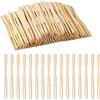 Gunwon 200 forchette da frutta in legno, mini forchette da cocktail a due rebbi, usa e getta, in legno naturale, con due artigli, forchette da frutta usa e getta, perfette per banchetti, feste, buffet,