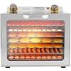 YISSALE 8 livelli, asciugatrice elettrica, 400 W, disidratatore alimentare in acciaio inox, essiccatore per cucine, ristoranti, panifici