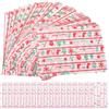 HINTRMENT Carta da Regalo per Dolci Natalizi 500 Fogli, Carta da Imballaggio per Cioccolato e Torrone, Involucri di Caramelle a Tema Natale per Confezioni e Fai da Te
