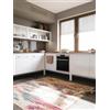 benuta Nest Vintage Tappeto Casa - Multicolore 200 x 200 cm - Tappeto per soggiorno, camera da letto e corridoio - Facile da pulire - Adatto per riscaldamento a pavimento