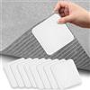 hzbaiyi 8 cuscinetti quadrati antiscivolo per tappeti, 10 x 10 cm, adesivi di fissaggio per tappeti, multiuso, antiscivolo, in rete, per mantenere il tappeto in luoghi e rendere gli angoli piatti