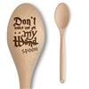 The Laser Factory Harry The Wizard Baking Gift - Cucchiaio in legno - Incisione - Regalo per uomini e donne - Articolo non ufficiale per fan (DDon't Make Me Get My Wand)
