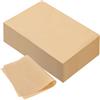 MUNGHOK 400 Fogli di Carta da Forno 30 x 20 cm, Marrone Pergamena | MUNGHOK, Cellulosa Non Sbiancata, Antiolio, Antiaderente, Ideale per Teglie, Friggitrice ad Aria, Microonde, Griglia