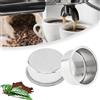 TQEONKL Filtri da caffè riutilizzabili da 51 mm, 2 pezzi, in acciaio inox, filtri per caffè espresso, a doppio strato, pressurizzati, accessori per macchine da caffè espresso Delonghi EC5/EC7/EC9