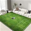 BORDEAG Tappeto da calcio, 80 x 120 cm, The Carpet Beat Soccer, tappeto da gioco, campo da calcio, verde, tappeto da calcio, campo da gioco, sala giochi