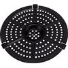 Mumusuki Piastra Grill di Ricambio per Friggitrice Ad Aria da 15,5 Cm, Rivestimento Antiaderente a Doppio Strato Piastra per Frutta e Verdura per Friggitrice Ad Aria Piastra Grill per