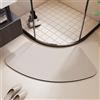 Generic Tappetino da doccia in diatomite, ad asciugatura rapida, assorbente, per bagno, cucina, WC, porta, design curvo, superficie antiscivolo