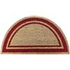 Markotex Zerbino Cocco Fibra Naturale e in Gomma Riciclata (33x60, 33x70,40x70, 40x80, 40x90, 50x100, 60x120, 70x140) (Bordeaux, Mezzaluna 40x70)