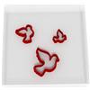 Custom Cutters Mini/Tiny Dove Set di 3 taglierine per fondente 1,5 cm + 2 cm + 3 cm