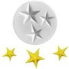 TTOA Stampo in silicone a forma di stella per fondente, decorazione per torte