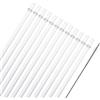 generic Cannucce di ricambio in plastica Tritan da 28 cm, trasparenti, riutilizzabili, extra lunghe, lavabili in lavastoviglie, set di 12 cannucce riutilizzabili con spazzola per la pulizia (28 cm,