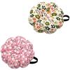 Nwvuop 2 pezzi indossabile spilla da polso cuscino zucca ago inserto fiore disegno pin cuscini pin cuscino ago supporto per fai da te cucito artigianato cucito cucito cucito 2 modelli floreali