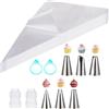 Funngy Facile da Usare Sacapoche,Sac a Poche Professionali Beccucci Sac a Poche Sac a Poche Riutilizzabile Pasticceria Accessori Kit Pasticceria per Decorare Torte Biscotti e Cupcake