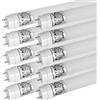 ZONE LED Set - Tubo LED da 120 cm, bianco neutro (4000 K), 1850 lumen, T8, G13-18 W (sostituisce 36 W), incluso avviatore, tubo fluorescente a LED, 10 pezzi
