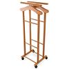 Arredamenti Italia Indossatore per Camera da Letto Clever, Legno - Doppia gruccia - Finitura Ciliegio AR-It Il Cuore del Legno