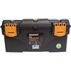 Mannesmann Brüder Mannesmann M41517 - Scatola in plastica con organizer, 410 x 209 x 195 mm, cassetta degli attrezzi con scomparto per piccoli oggetti, plastica robusta, maniglia portatile, officina e hobby