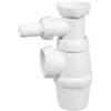 Wirquin SP3223 - Sifone per lavandino con attacco per lavatrice