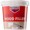 Bartoline Stucco per Legno Pronto all'Uso Bianco 1 kg - Stucco Durevole & Facile da Usare per Riparazioni di Legno Interno & Esterno