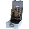 RUKO Set punte elicoidali N HSS-G Co5 25pcs