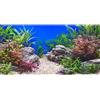 MIRRORANG 120x50cm Pianta Acquatica Acquario Sfondo Pietra Fiume Letto & Lago Acquario Sfondo Vinile