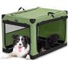 Petsfit Cassa da viaggio per cani di taglia grande portatile, pieghevole per cuccioli, lavabile con tasca per cani di taglia media