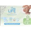 ONTEX BebeCash FreeLife - Pannolino per Bambini Taglia 4 Maxi 48 pannolini