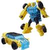 Transformers CYBERWORLD, Cyber Changers, Energon Surge, Bumblebee | Action Figure da 10 cm | Conversione Veloce nella modalità Automobile | Giocattoli di Robot per Bambini e Bambine dai 6 Anni in su