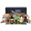 Minions Plató Il Vecchio West di Minions & Monsters di Illumination, 3 piatti da collezione che si collegano per creare la tua produzione di Hollywood, include 2 minifigure e 3 accessori a tema