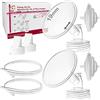 Nenesupply - Ricambi pompa compatibili con Spectra S2 Pompe Spectra S1 non originali Accessori Spectra S2 Accessori Spectra S1 Flangia 19mm Valvole a becco d'anatra Protezione antiriflusso