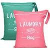 YULIAO Sacco Biancheria Sporca Può Mettere, Laundry Bag Da Viaggio(Colore chiaro) | Portabiancheria Sporca Con Cerniera, Biancheria Sporca Può Mettere i Vestiti, Realizzato In Tessuto Oxford Impermeabile