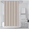 COSORO Tenda da doccia spessa 180 x 180 cm (beige)