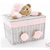 AIKEWANG Baule Nanan Medio Puccio Bianco Rosa