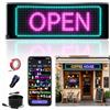QXMH Devil Eyes Light: Devil Eyes LED tabellone con app Bluetooth, display a LED per occhi programmabili, segnali luminosi, targa al neon per interni ed esterni (17 x 7 cm)