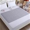 ZJIQOH Traversa Impermeabile Matrimoniale Lavabile e Assorbente, Traverse Letto Morbide Traspirante Riutilizzabili, per Adulti Singolo Poltrone Divano(Gray,50 x 70 cm)