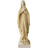 BeautifulGreekStatues Vergine Maria Madre Di Gesù Statua Della Madonna Alabastro Tonalità Oro 40 cm