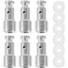 Homoyoyo 6 Set Scarico Elettrico Valvola Di Sicurezza Accessorio Per Pentola a Pressione Guarnizioni Valvola Galleggiante Valvola Jigger Universale Guarnizione Vaso Gel Di Silice