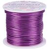 BENECREAT 30m Filo di Alluminio Anodizzato che fa Bordare Fili di Alluminio per Mestiere Design Gioiello(2mm- Viola)