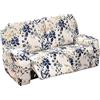 FIBITA Copridivano Reclinabile per 2 Posti, Copripoltrona Relax elasticizzato 6 Pezzi Moderna Morbido Fodera per Poltrona Reclinabile Copridivano Sofa Protettore Lavabile (Color : #14)