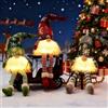 Bseical Gnomo Natale con LED, Elfo Natale Accessori, Gnomi Natalizi Luminosi, Elfo Babbo Natale Peluche, Decorazioni Natalizie per la Casa, Decorazione Natalizia Casa per Albero Natale Tavolo Camino (B)