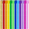 Zefphxs 12 Colori Carta Crespa Colorata, 4.5cm*25m Carta Pesta Colorata Stelle Filanti in Crespa per Festa di Compleanno Decorazione di Nozze