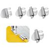 Ceeyoll 5 Pezzi Piedino per Orlo Arrotolato,Piedino per Orlo Arrotolato Macchina da Cucire, Piedino Macchina da Cucire Kit,Cuciture Magnetiche per Macchine Da Cucire Domestiche.