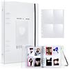 DGN Kpop Photocard Binder A5, Porta Photocard Kpop con 200 Trasparente Tasche | Album Fotografico, Raccoglitore per Fotocarde per Foto da 3 Pollici, Carte Interne