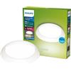 Philips Fleta UltraEfficient, Plafoniera da soffitto, 10W, 1850lm, Luce Bianca Calda 2700k, 3 scene di luce SceneSwitch, Grado di protezione IP20, Bianca