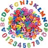 Molain 260 adesivi per lettere e numeri, adesivi dell'alfabeto A-Z in diversi colori, per bricolage, scrapbooking, progetti scolastici, decorazioni per feste